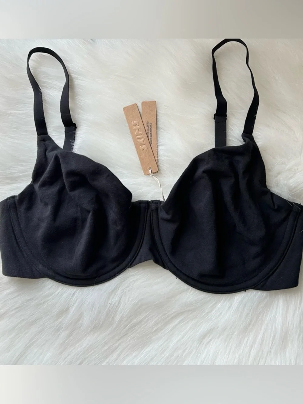 SKIMS Cotton Jersey Tshirt Bra 34DDDD BR-UWR-0637 - Picture 1 of 2